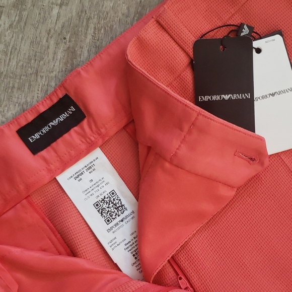 Emporia Armani Red Slacks 598 - Picture 3 of 5